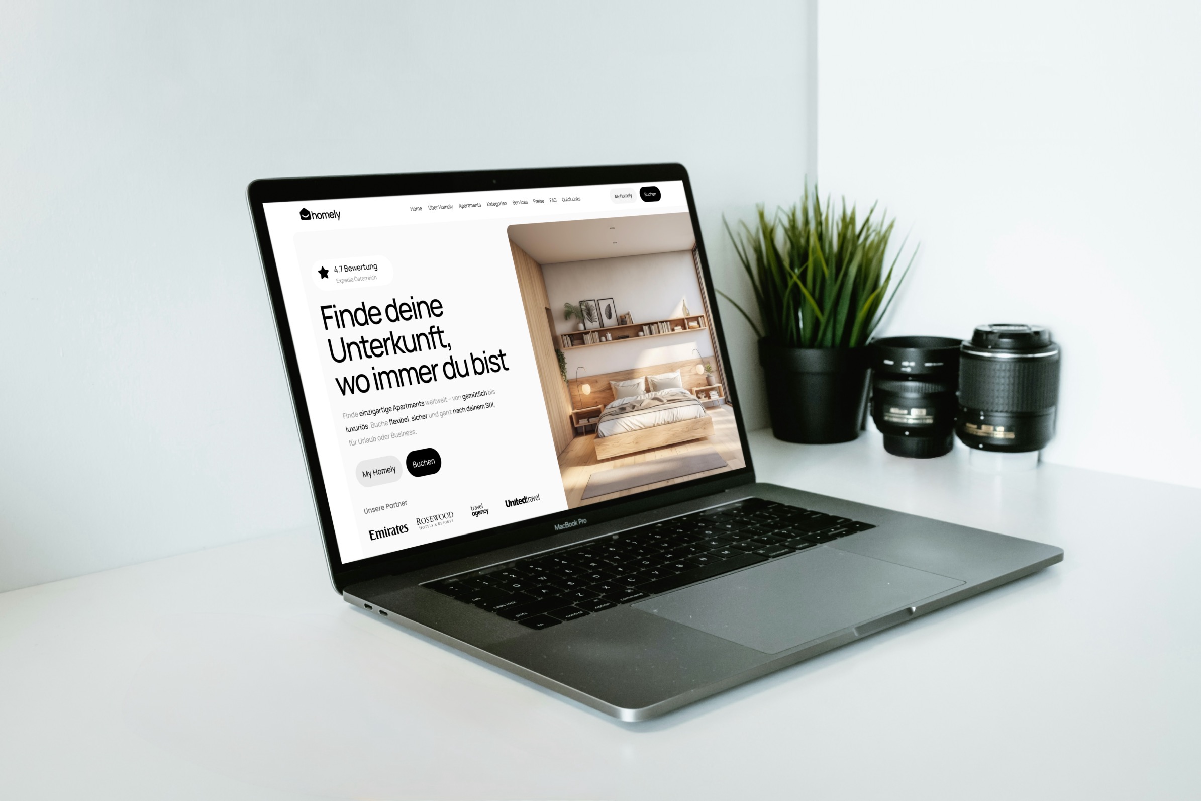 Appartment Buchungsportal Showcase